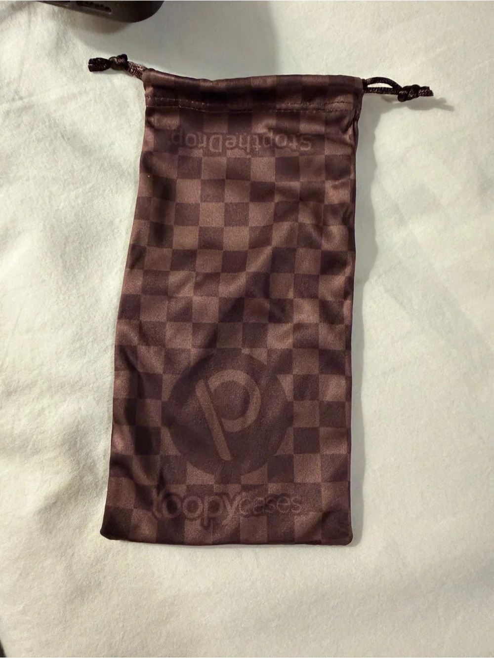 iPhone 16 Pro Max Cocoa Checkered Loopy Case
